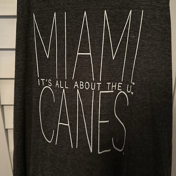 Tank top, dark gray. University of Miami. - Picture 3 of 3